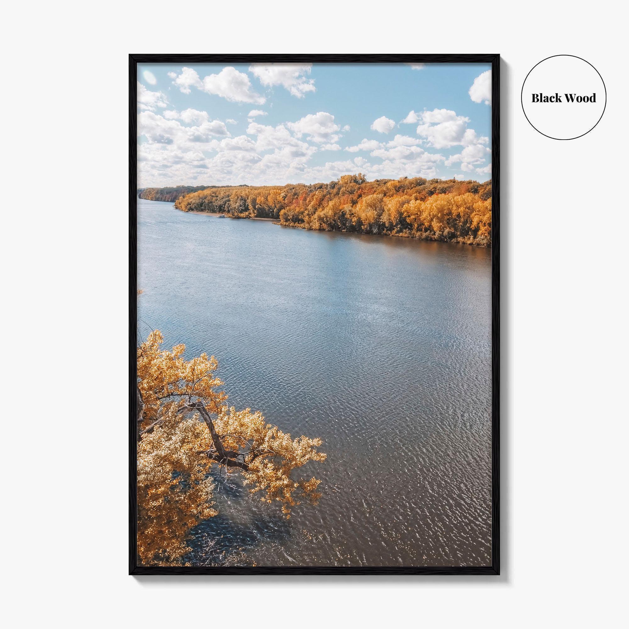 Mississippi River Fine Art Photo Print, Minnesota, USA, Wall Decor Poster