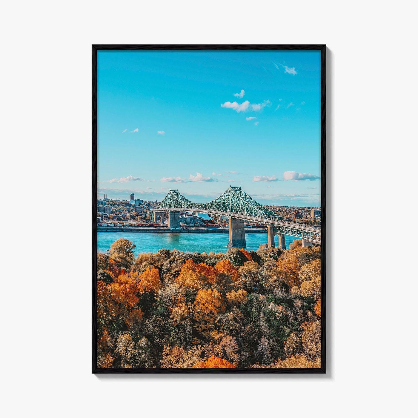 Montreal Fine Art Photo Print, Skyline, Quebec, Canada, St Lawrence River, Wall Decor, Poster