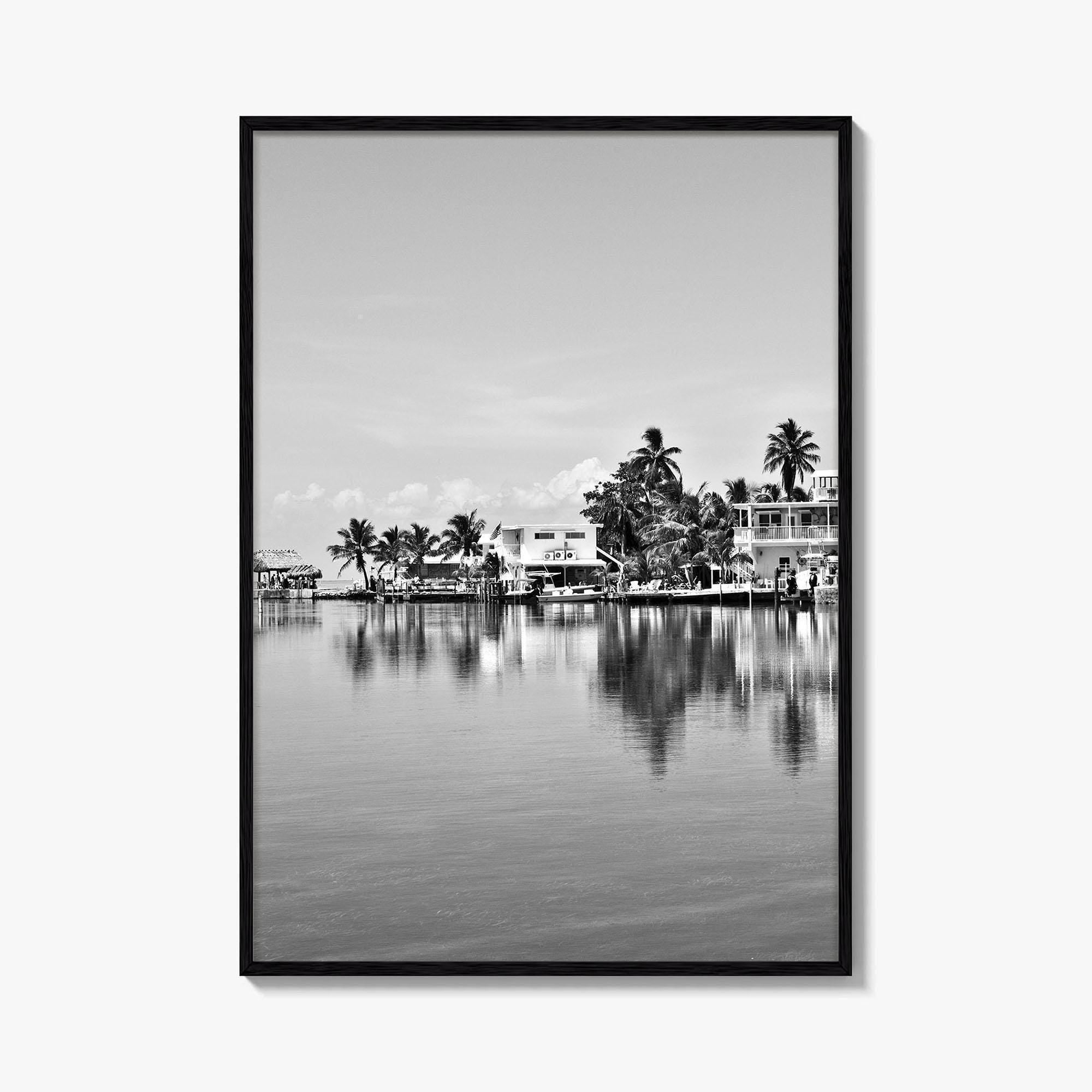 Key West Black and White Fine Art Photo Print, Florida Keys Poster
