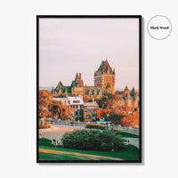 Quebec City Fine Art Photo Print, Château Frontenac, Old Quebec, Canada Poster