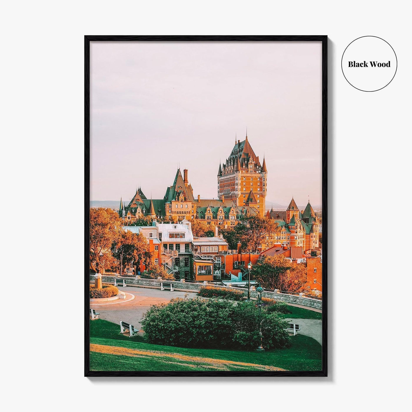 Quebec City Fine Art Photo Print, Château Frontenac, Old Quebec, Canada Poster