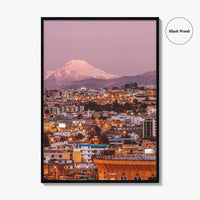 Quito Skyline Fine Art Photo Print, Ecuador, Cayambe Volcano, Wall Poster