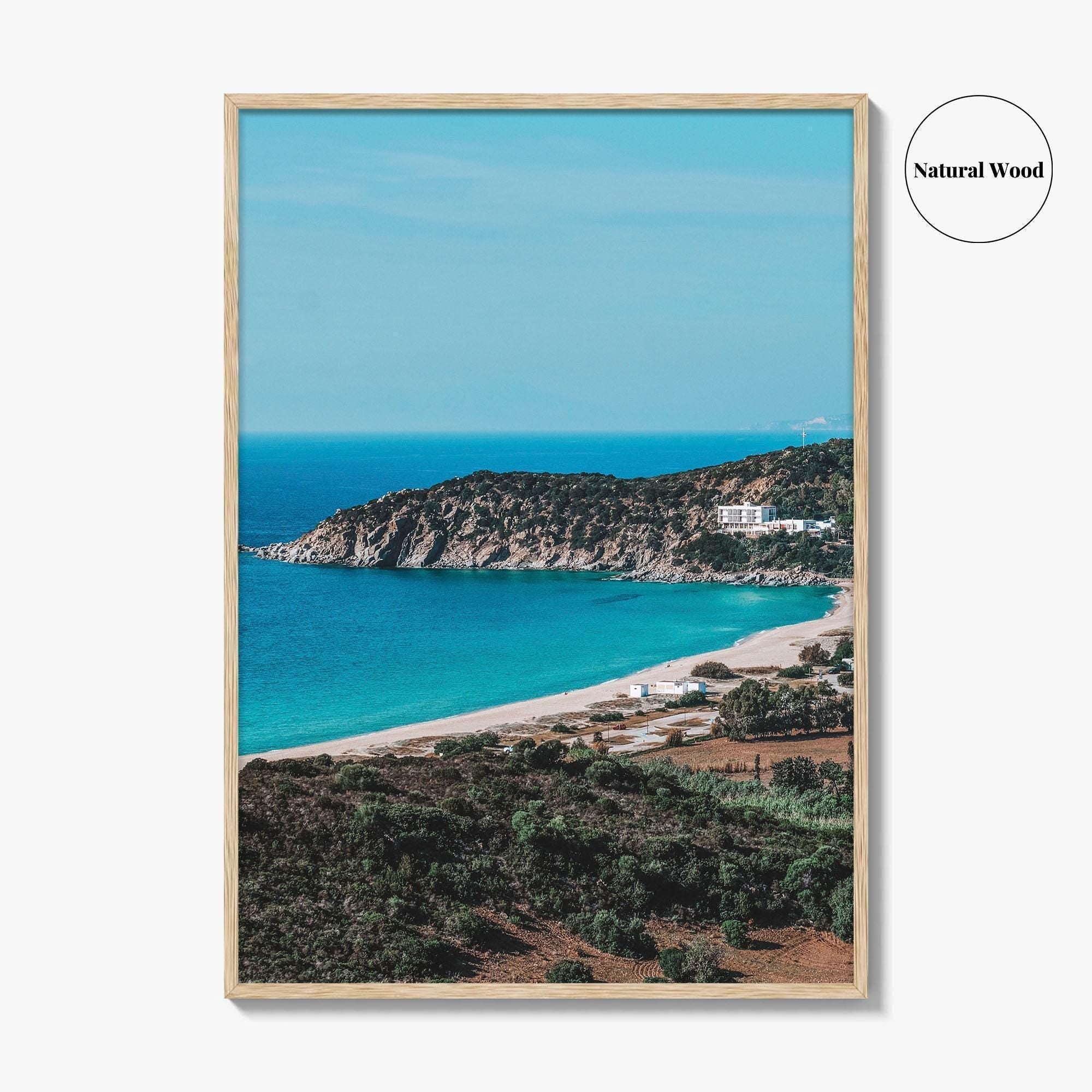 Solanas Beach Fine Art Photo Print, Villasimius, Sardinia, Italy Wall Decor Poster