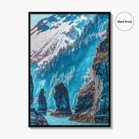Kenai Fjords National Park Fine Art Photo Print, Sea Stacks, Alaska Poster