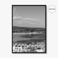Runaway Bay Black and White Fine Art Photo Print, Jamaica Ocho Rios Poster