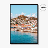 Grenada Fine Art Photo Print, St George's Cruise Port, Caribbean Wall Decor Poster