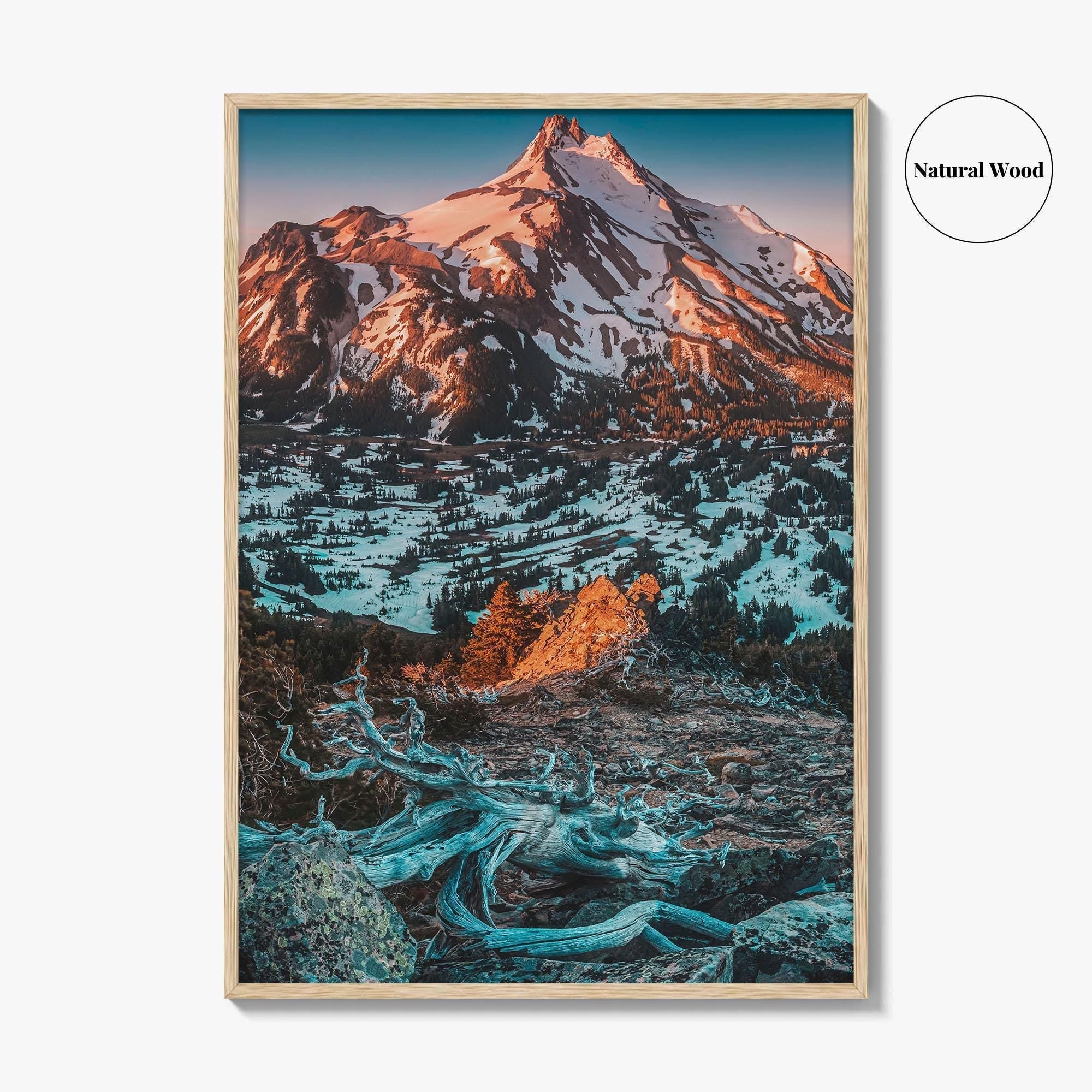 Mount Jefferson Fine Art Photo Print, Oregon, Cascade Range, USA, Wall Decor, Poster