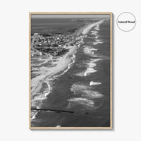 Outer Banks Black and White Fine Art Photo Print, Hatteras Island, North Carolina Poster