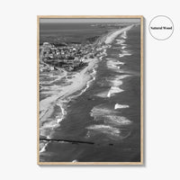 Outer Banks Black and White Fine Art Photo Print, Hatteras Island, North Carolina Poster