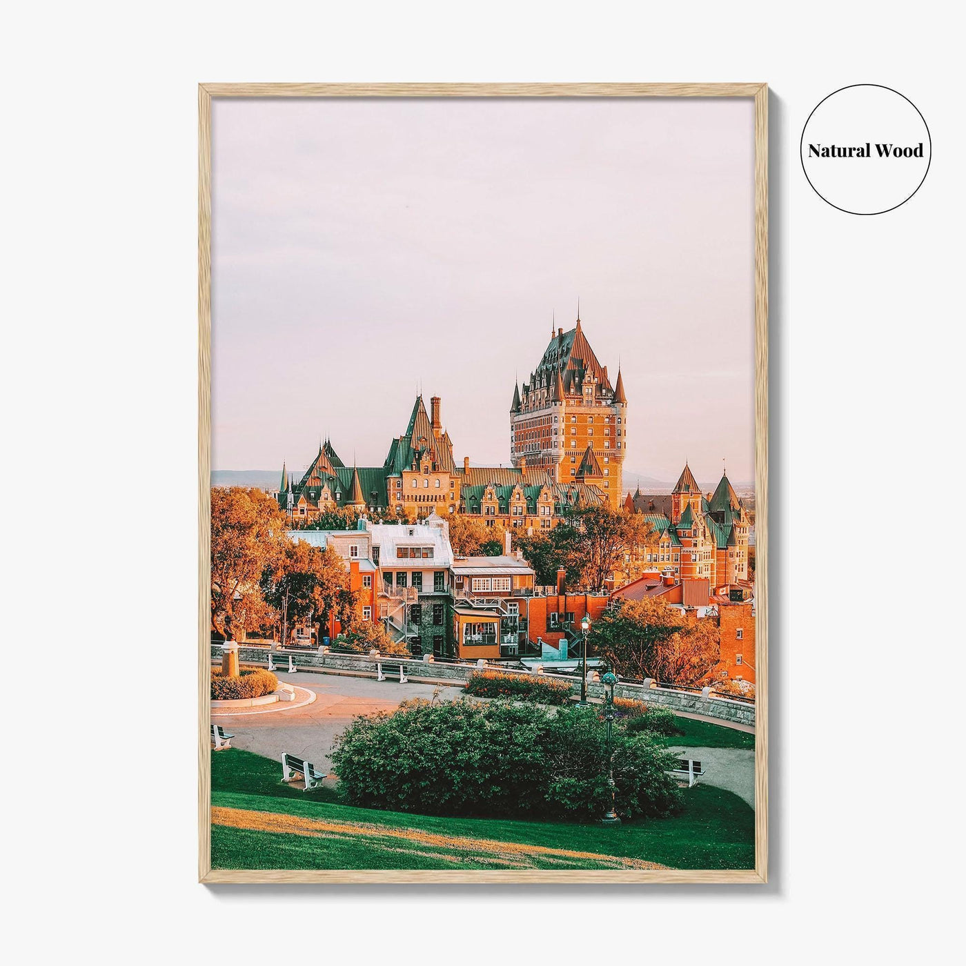 Quebec City Fine Art Photo Print, Château Frontenac, Old Quebec, Canada Poster