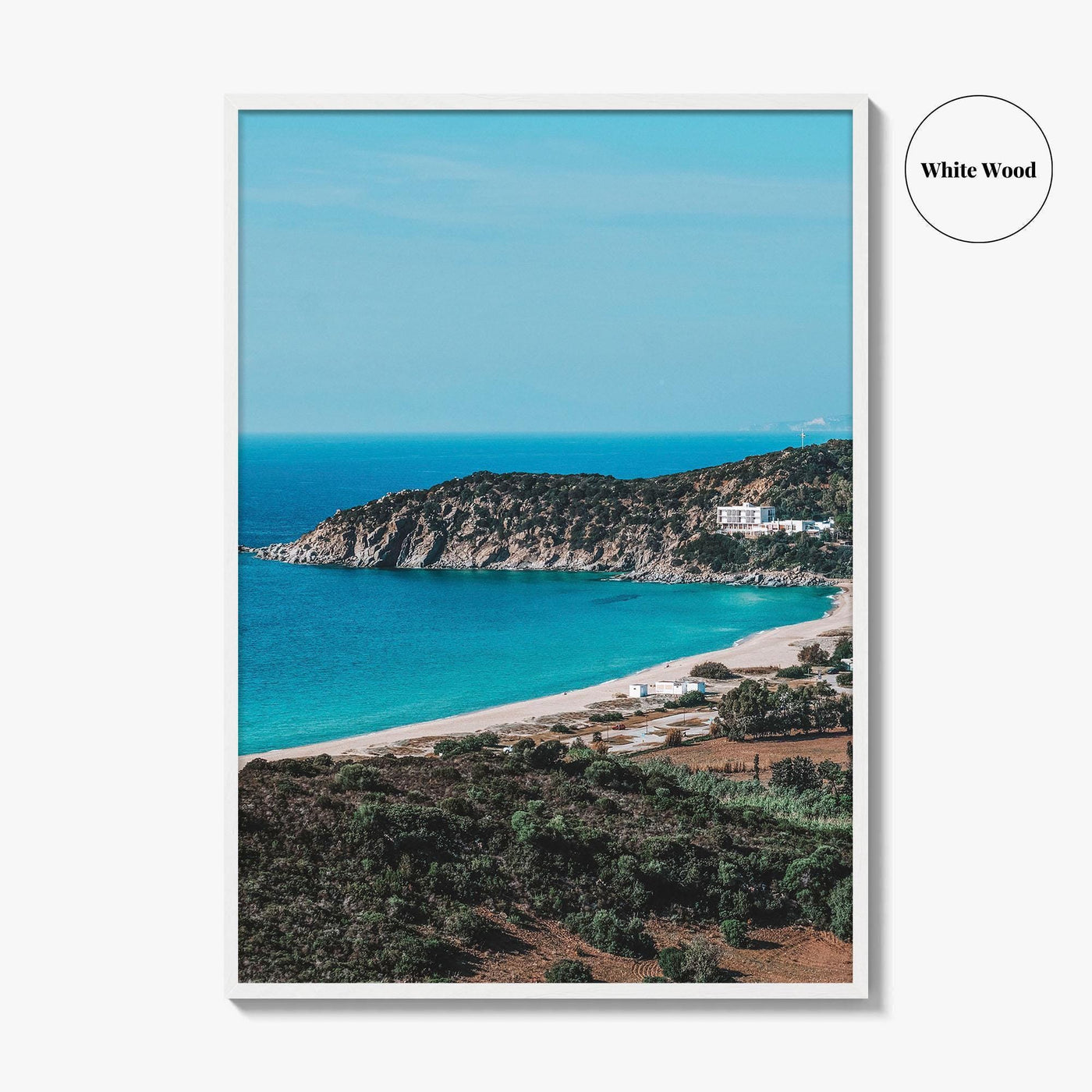 Solanas Beach Fine Art Photo Print, Villasimius, Sardinia, Italy Wall Decor Poster