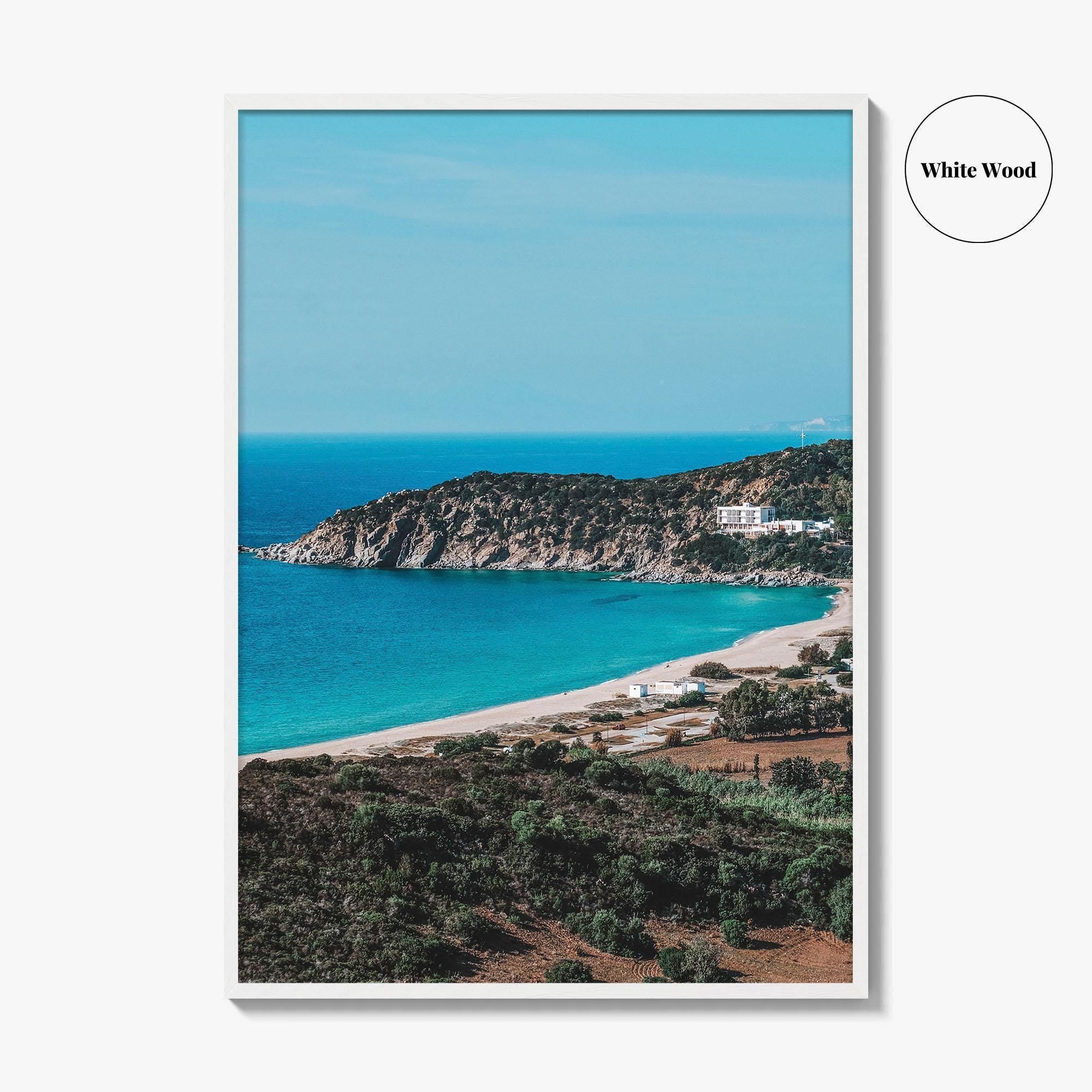 Solanas Beach Fine Art Photo Print, Villasimius, Sardinia, Italy Wall Decor Poster