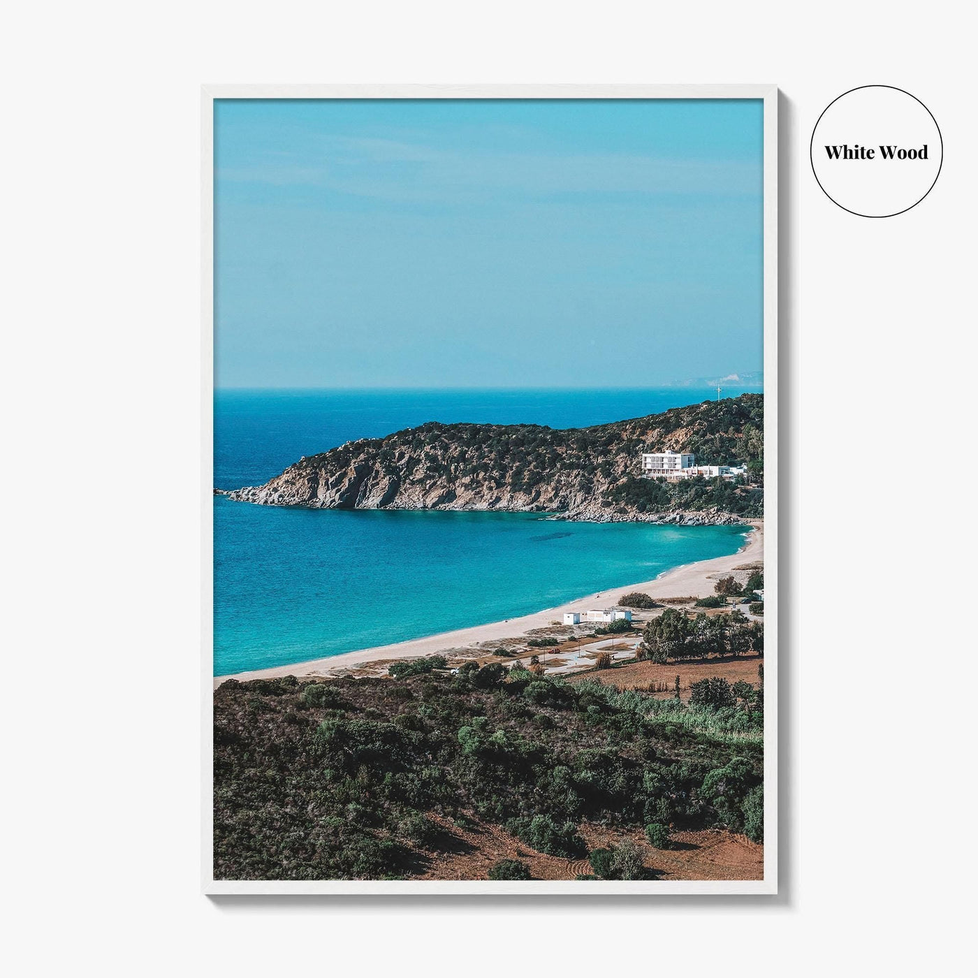 Solanas Beach Fine Art Photo Print, Villasimius, Sardinia, Italy Wall Decor Poster