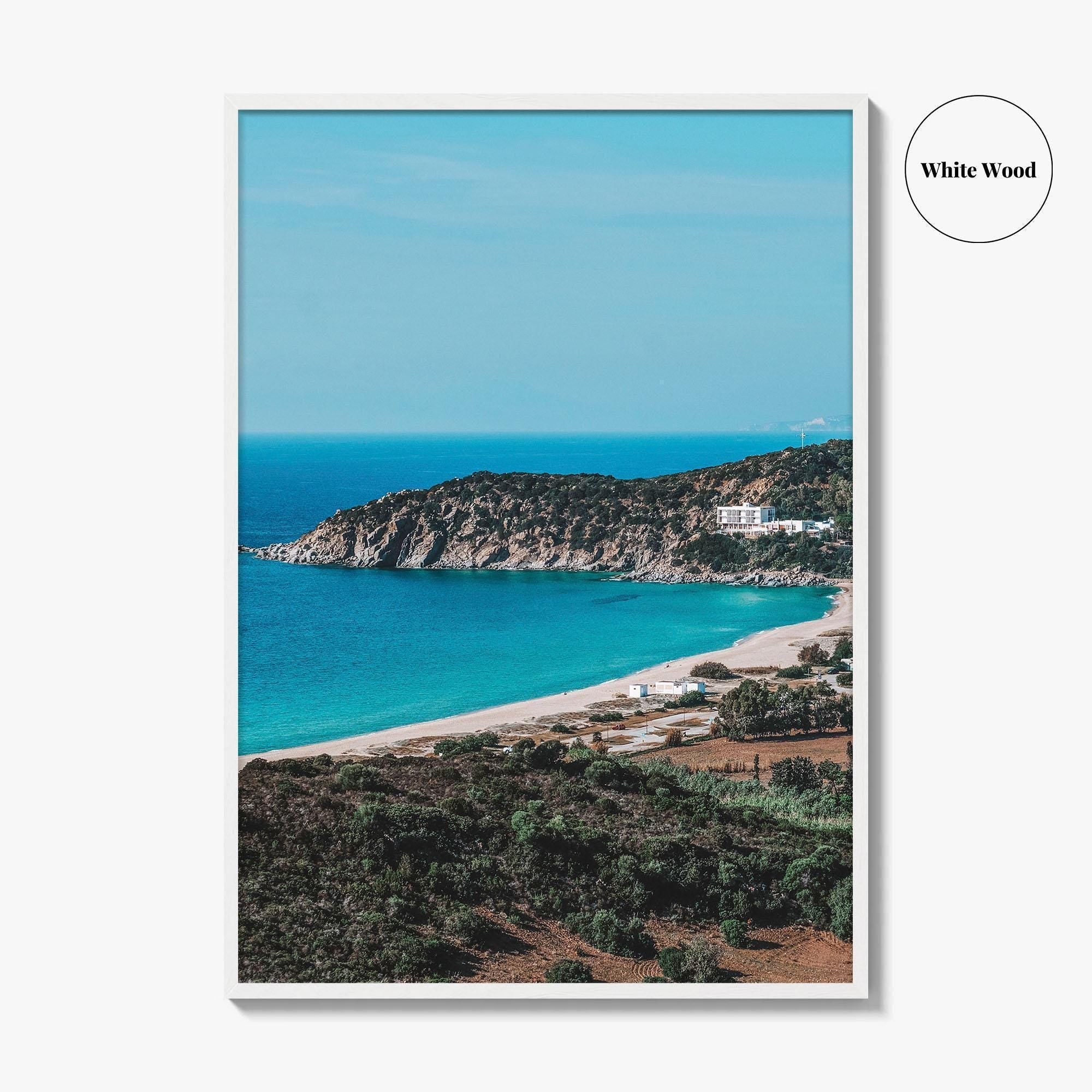 Solanas Beach Fine Art Photo Print, Villasimius, Sardinia, Italy Wall Decor Poster