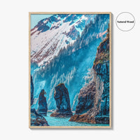 Kenai Fjords National Park Fine Art Photo Print, Sea Stacks, Alaska Poster