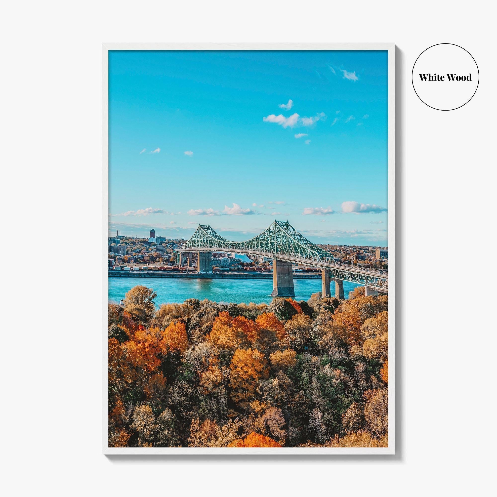 Montreal Fine Art Photo Print, Skyline, Quebec, Canada, St Lawrence River, Wall Decor, Poster