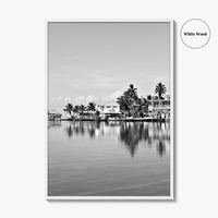 Key West Black and White Fine Art Photo Print, Florida Keys Poster