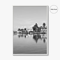 Key West Black and White Fine Art Photo Print, Florida Keys Poster