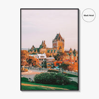 Quebec City Fine Art Photo Print, Château Frontenac, Old Quebec, Canada Poster
