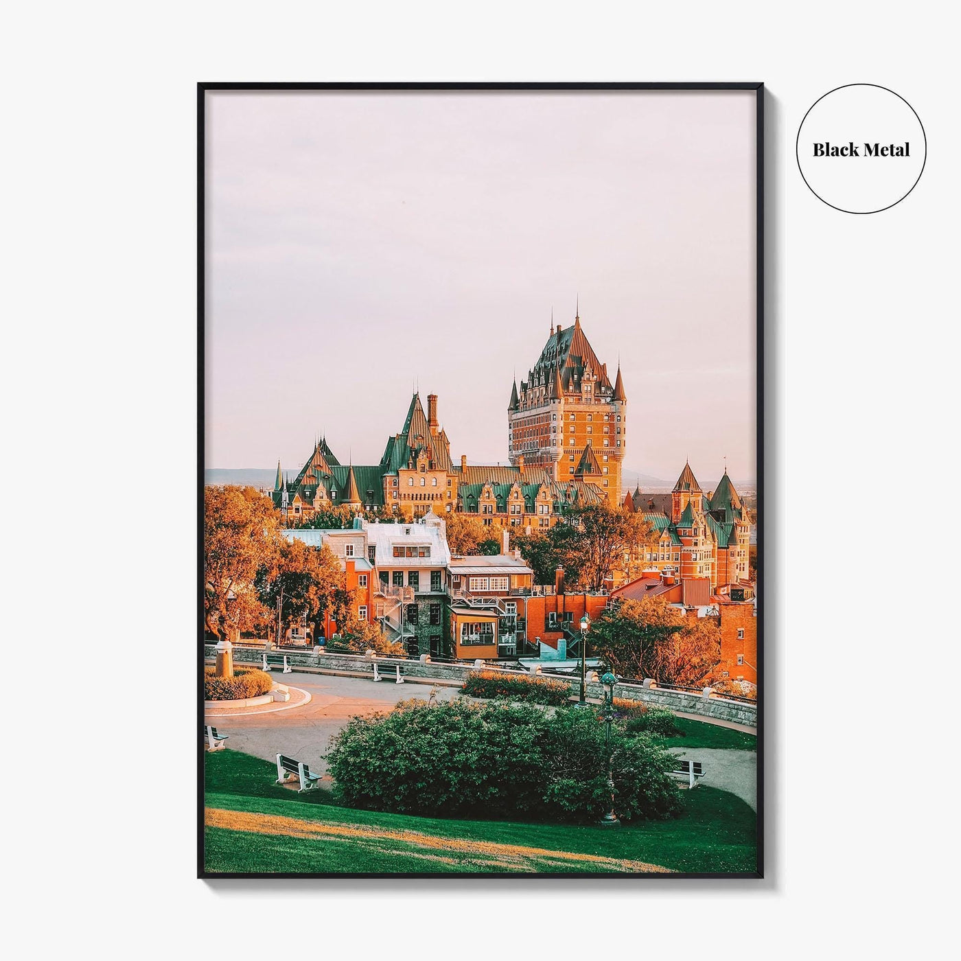 Quebec City Fine Art Photo Print, Château Frontenac, Old Quebec, Canada Poster
