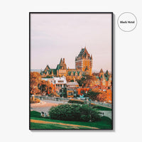 Quebec City Fine Art Photo Print, Château Frontenac, Old Quebec, Canada Poster