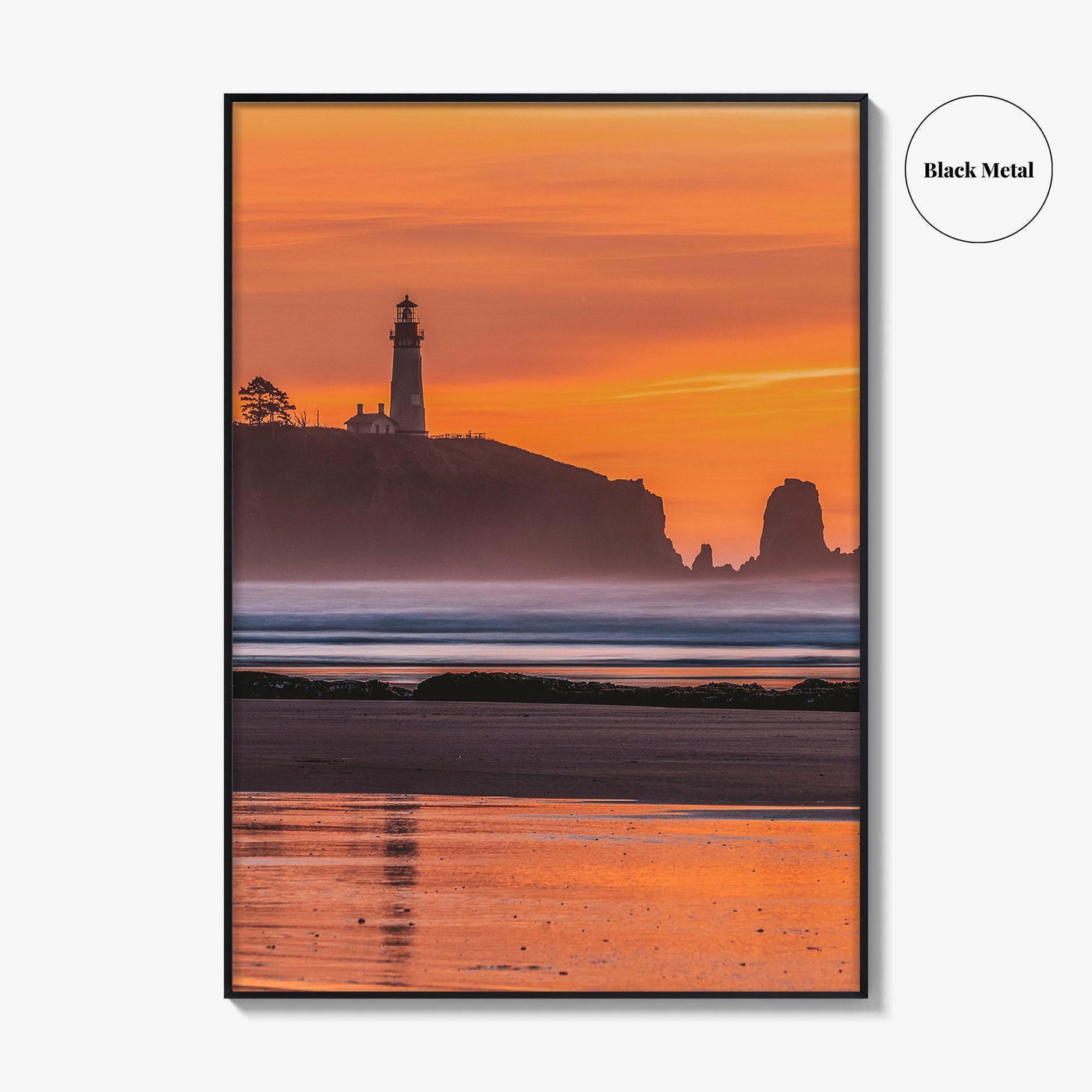Newport Fine Art Photo Print, Yaquina Head Lighthouse, Oregon Coast, USA Wall Poster