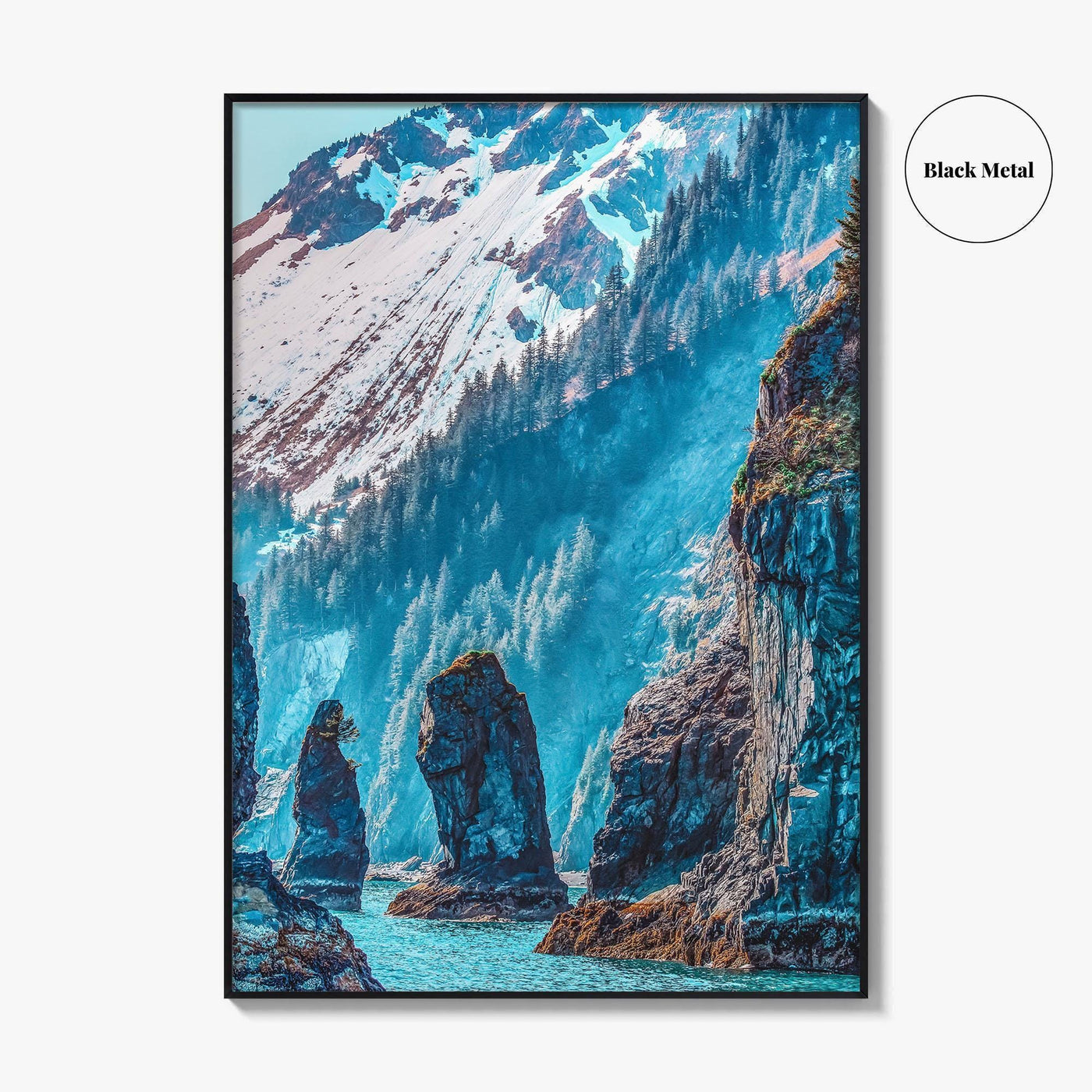 Kenai Fjords National Park Fine Art Photo Print, Sea Stacks, Alaska Poster