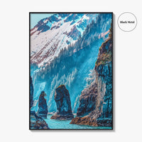 Kenai Fjords National Park Fine Art Photo Print, Sea Stacks, Alaska Poster