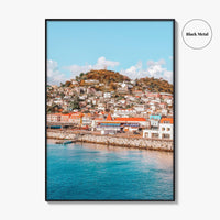 Grenada Fine Art Photo Print, St George's Cruise Port, Caribbean Wall Decor Poster