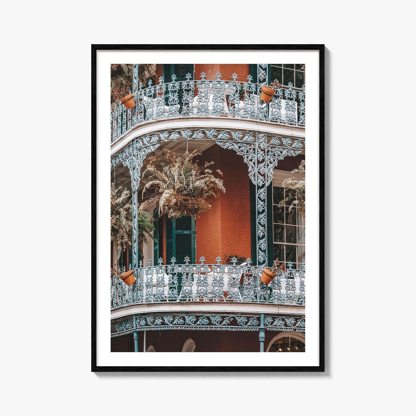 New Orleans Fine Art Photo Print, French Quarter Balconies, Louisiana Poster, NOLA USA