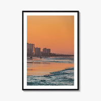 Myrtle Beach Skyline Fine Art Photo Print, South Carolina USA Beachfront Poster