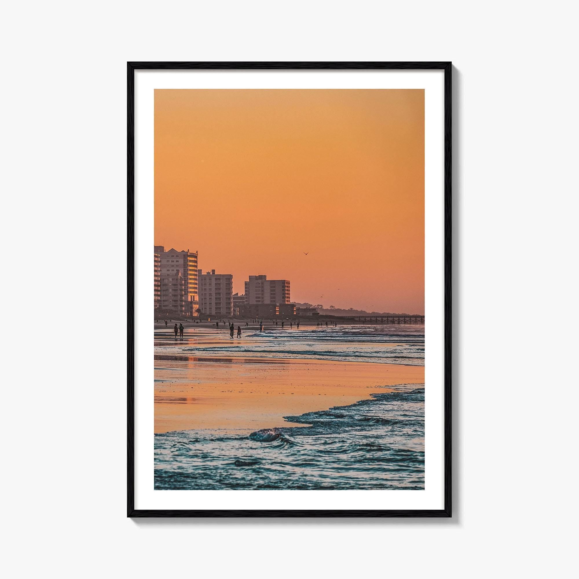 Myrtle Beach Skyline Fine Art Photo Print, South Carolina USA Beachfront Poster