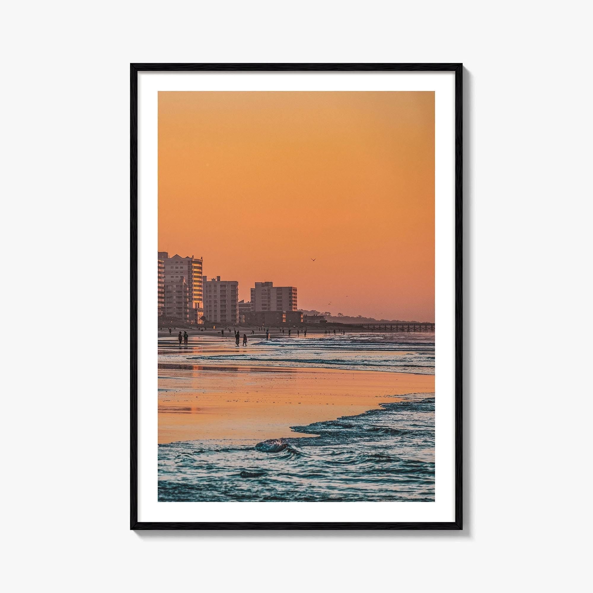 Myrtle Beach Skyline Fine Art Photo Print, South Carolina USA Beachfront Poster