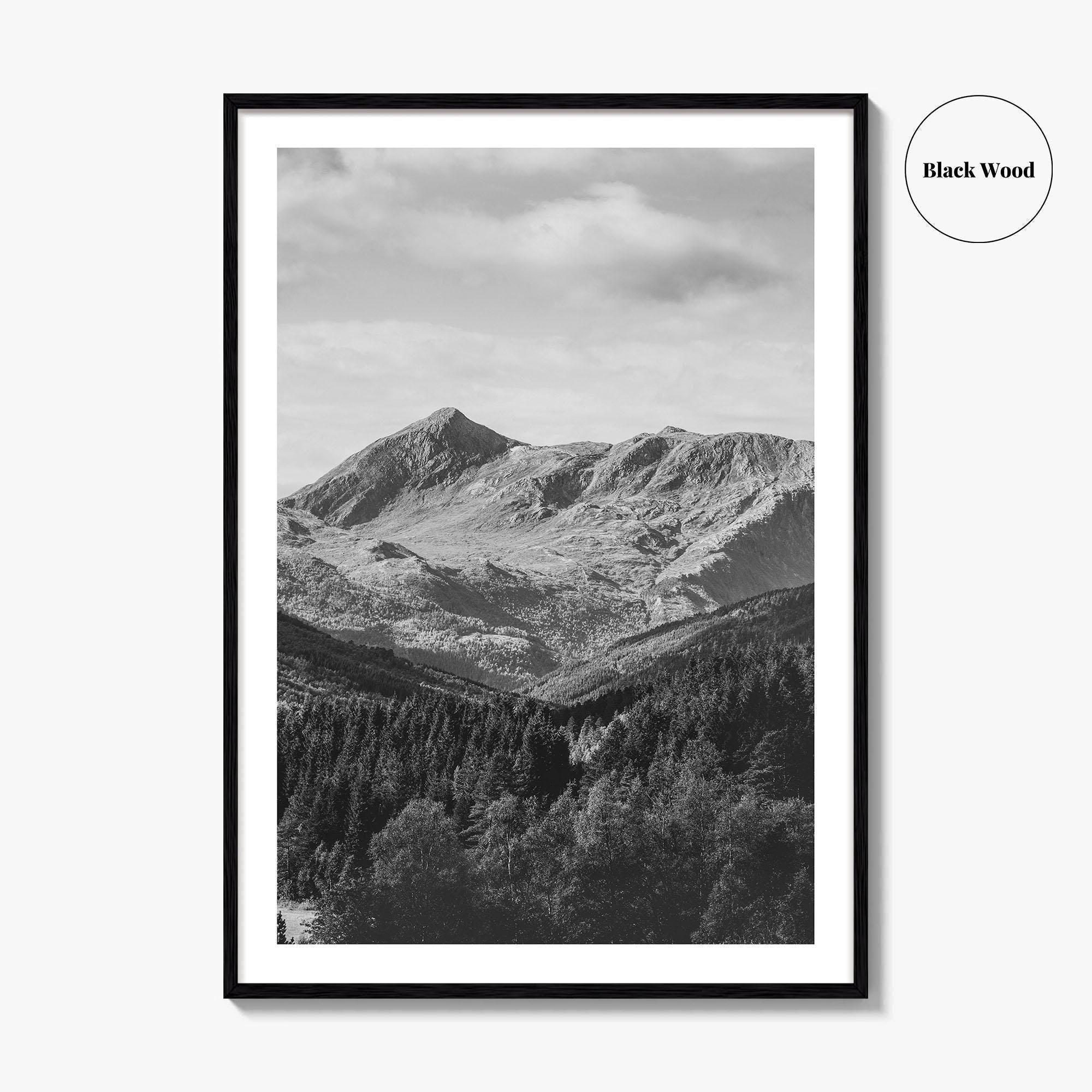 Norway Black and White Fine Art Photo Print, Scandinavia Wall Poster