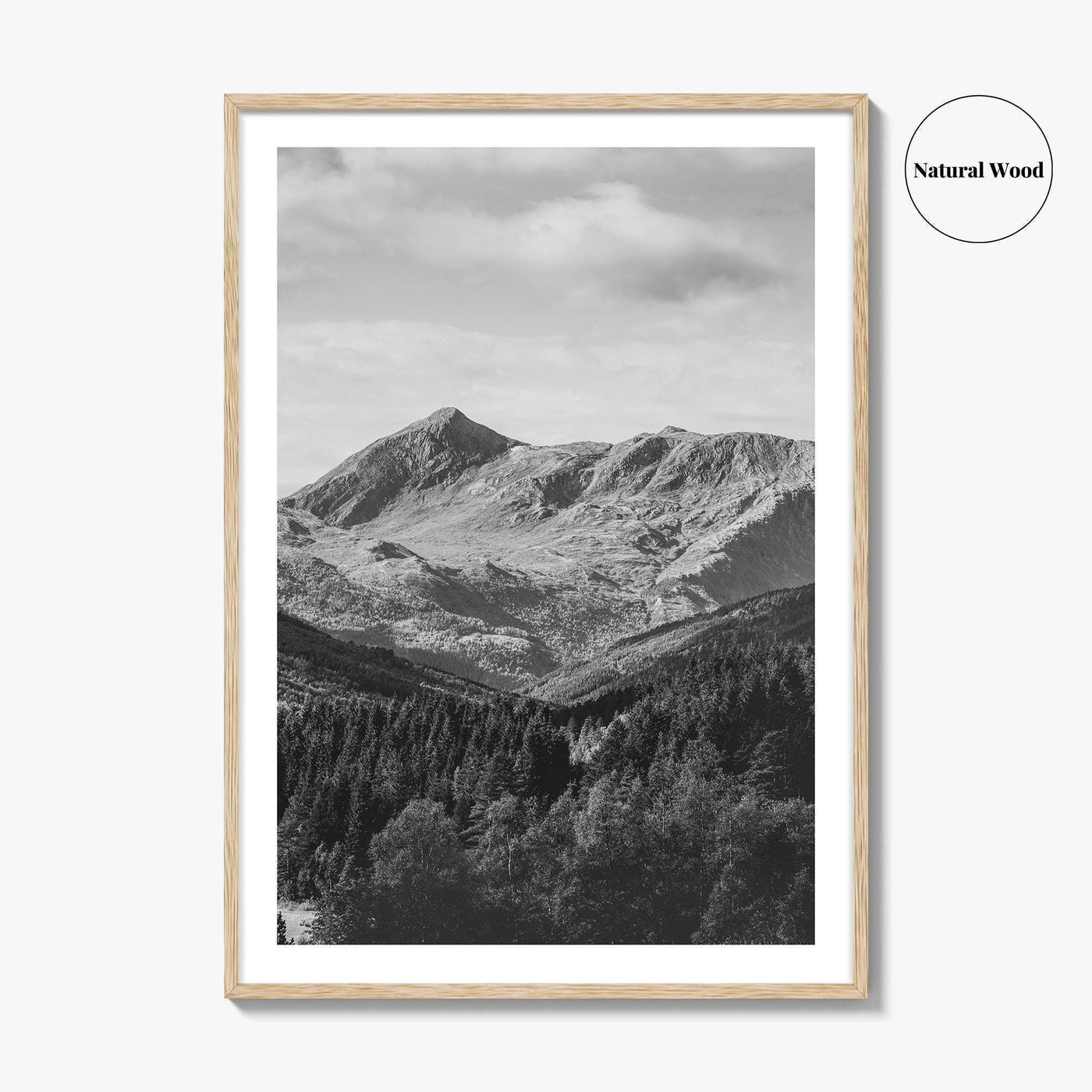 Norway Black and White Fine Art Photo Print, Scandinavia Wall Poster