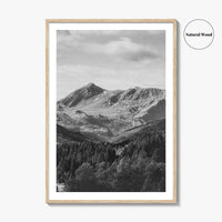 Norway Black and White Fine Art Photo Print, Scandinavia Wall Poster