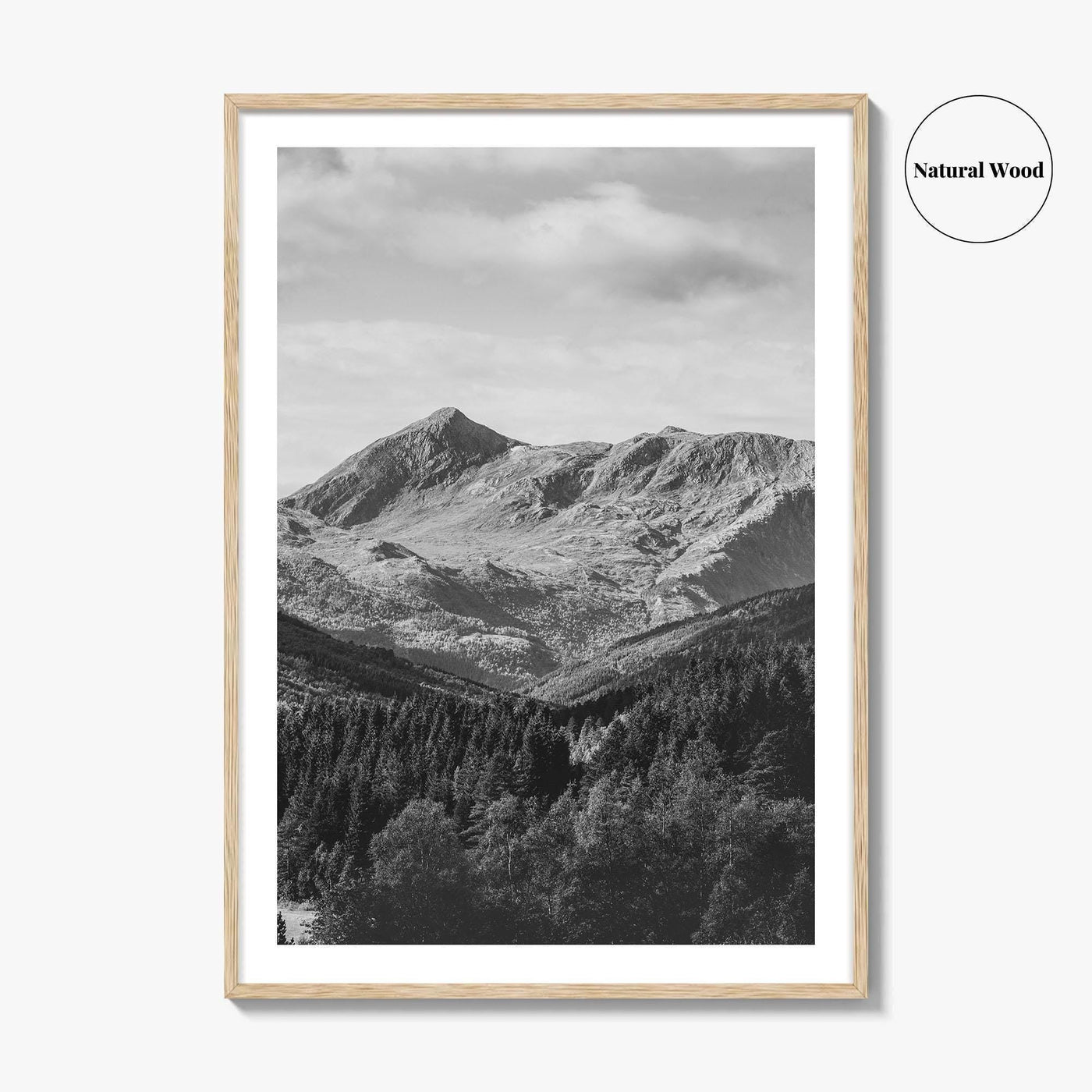 Norway Black and White Fine Art Photo Print, Scandinavia Wall Poster