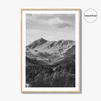 Norway Black and White Fine Art Photo Print, Scandinavia Wall Poster