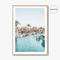 Naples Long Beach Fine Art Photo Print, California USA, Canal Boats, Poster
