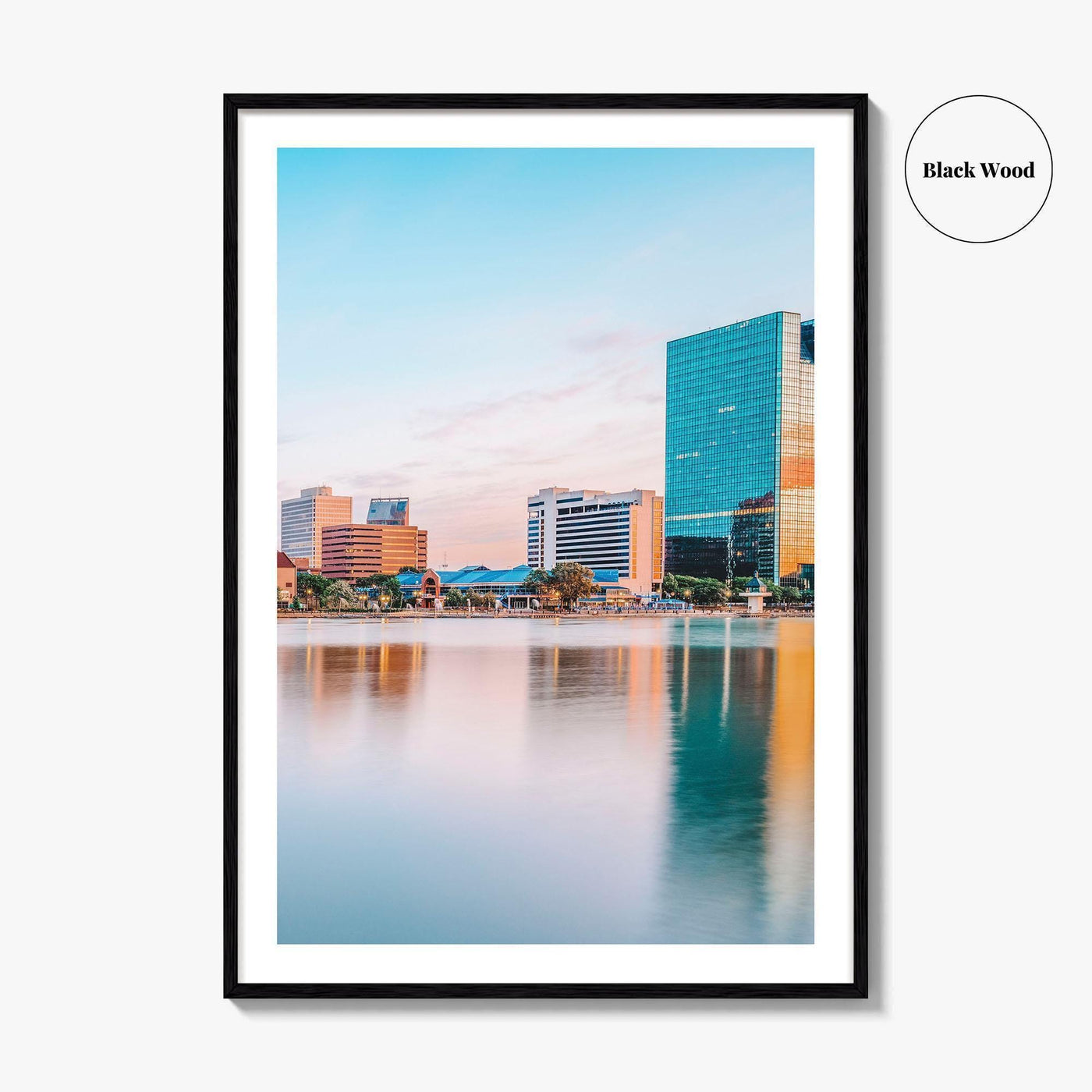 Toledo Ohio Skyline Fine Art Photo Print, Maumee River, USA Wall Decor, Poster