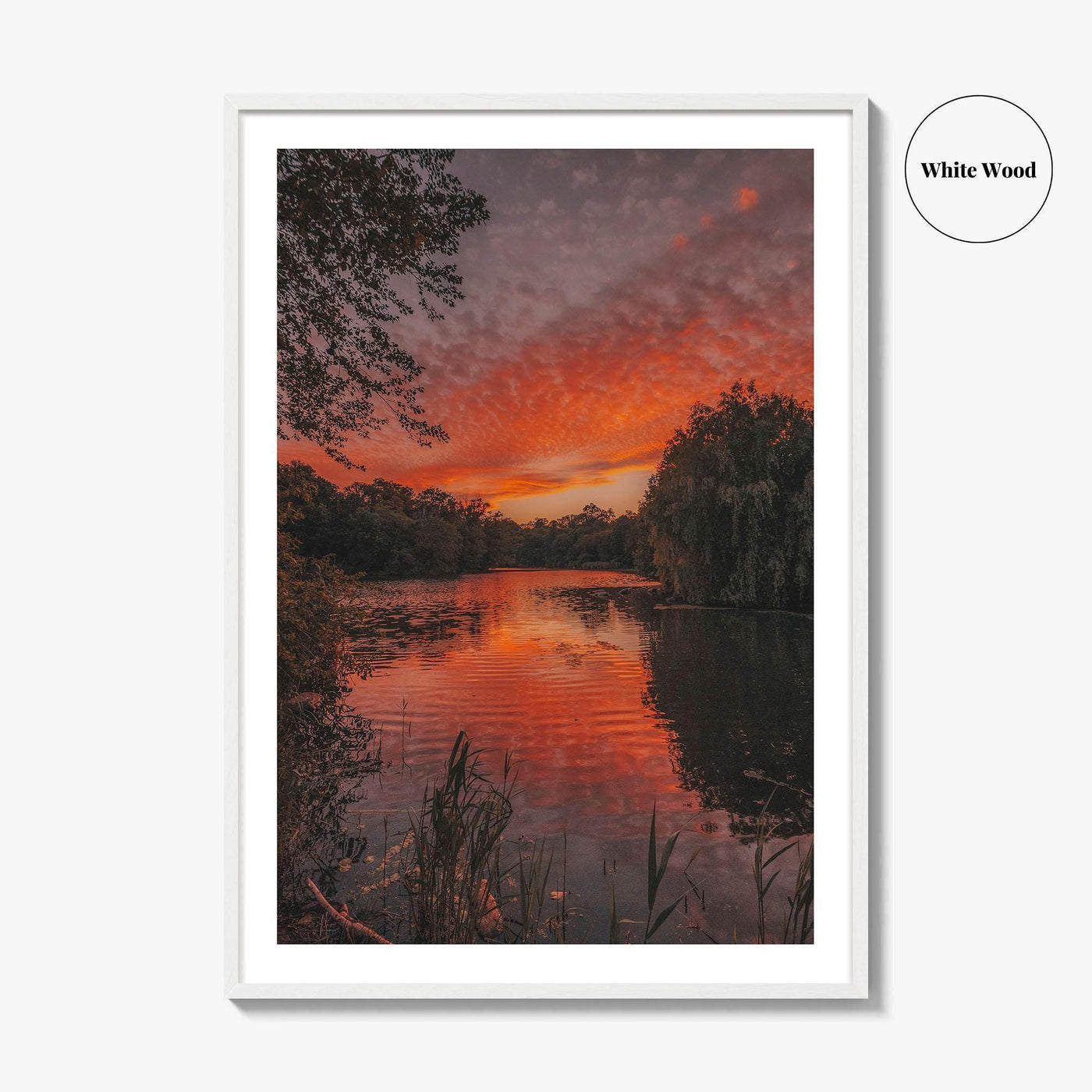 Prospect Park Lake Fine Art Photo Print, Brooklyn, New York City, USA, Poster