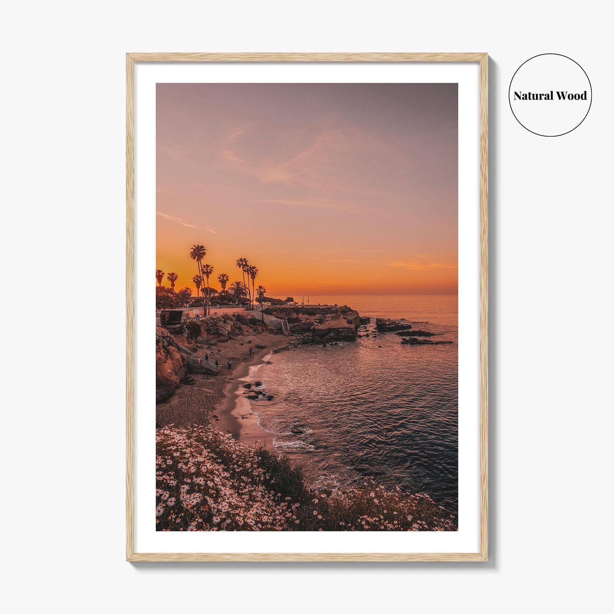 La Jolla Fine Art Photo Print, San Diego California Beach Wall Decor Poster, USA