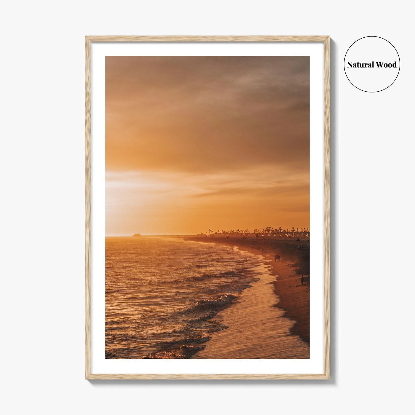 Newport Beach Fine Art Photo Print, Balboa Pier, Orange County California USA Poster
