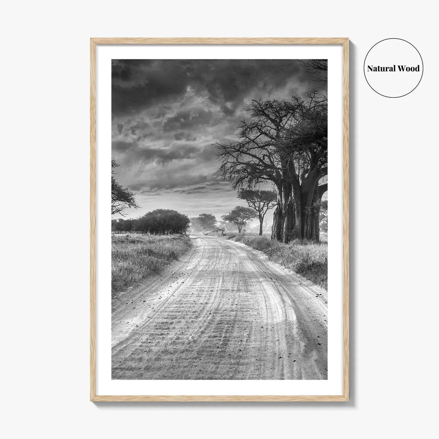 Tanzania Black and White Fine Art Photo Print, Africa Wall Art, Safari Poster
