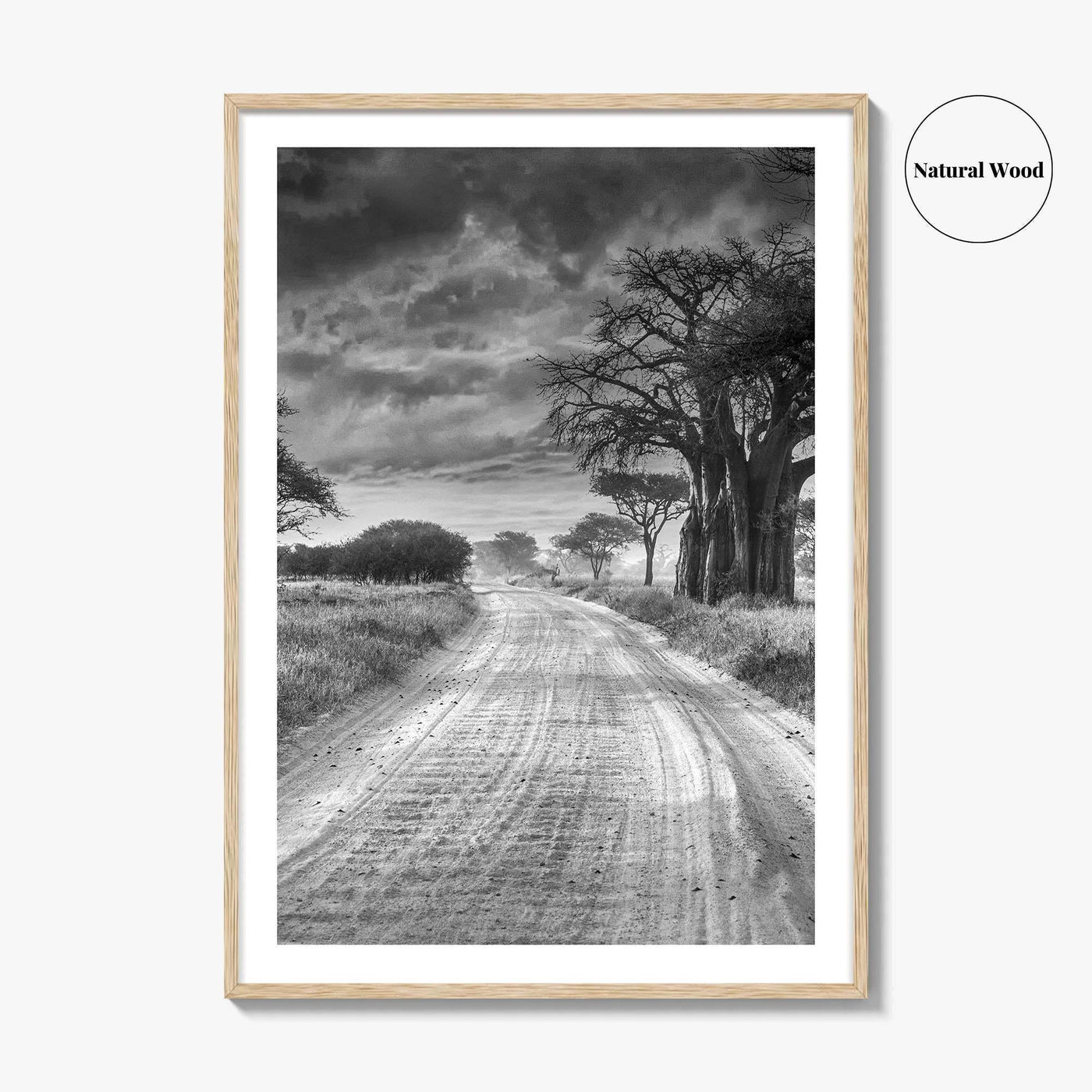 Tanzania Black and White Fine Art Photo Print, Africa Wall Art, Safari Poster