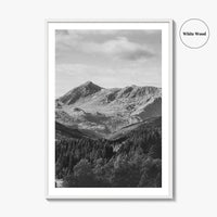 Norway Black and White Fine Art Photo Print, Scandinavia Wall Poster
