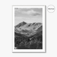 Norway Black and White Fine Art Photo Print, Scandinavia Wall Poster