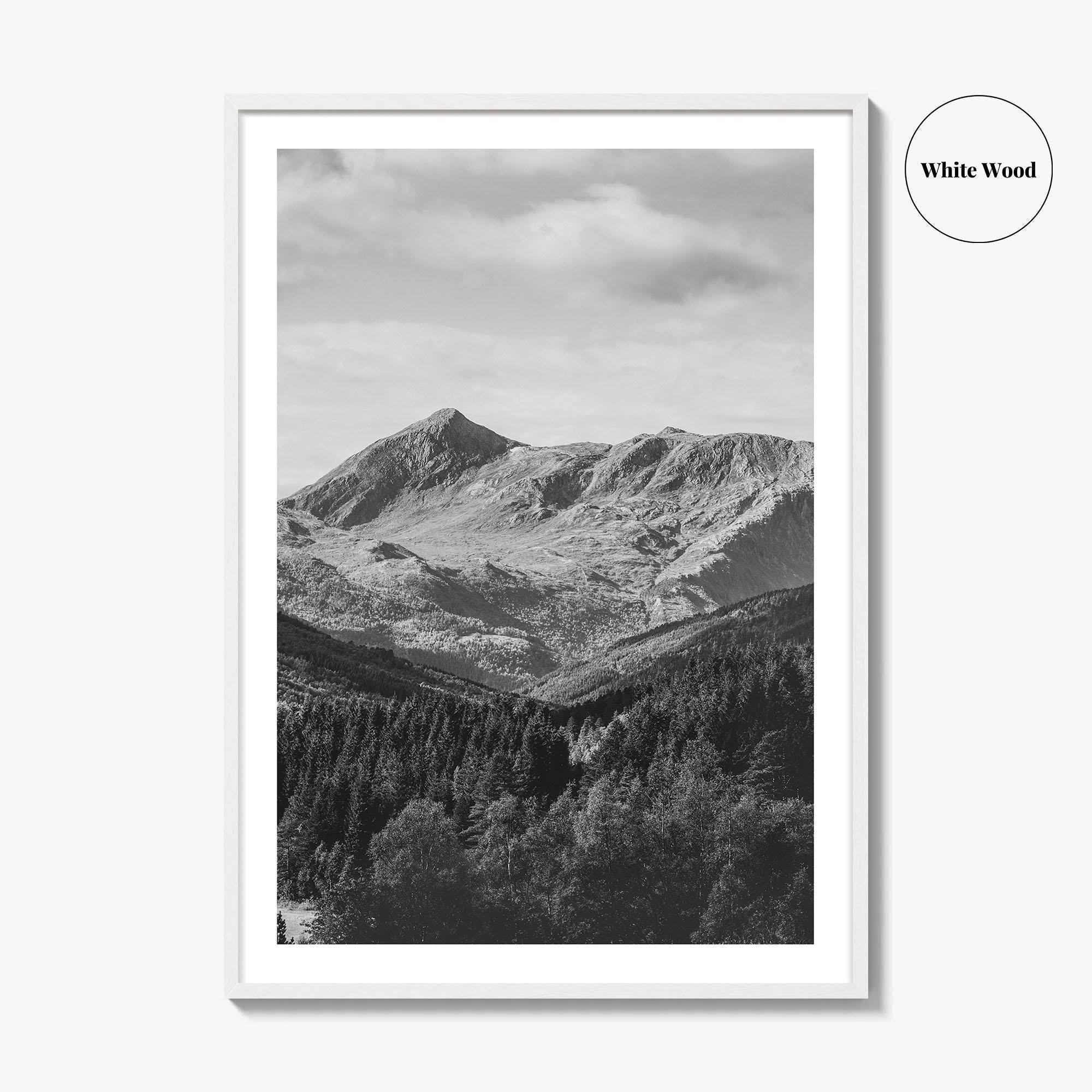 Norway Black and White Fine Art Photo Print, Scandinavia Wall Poster