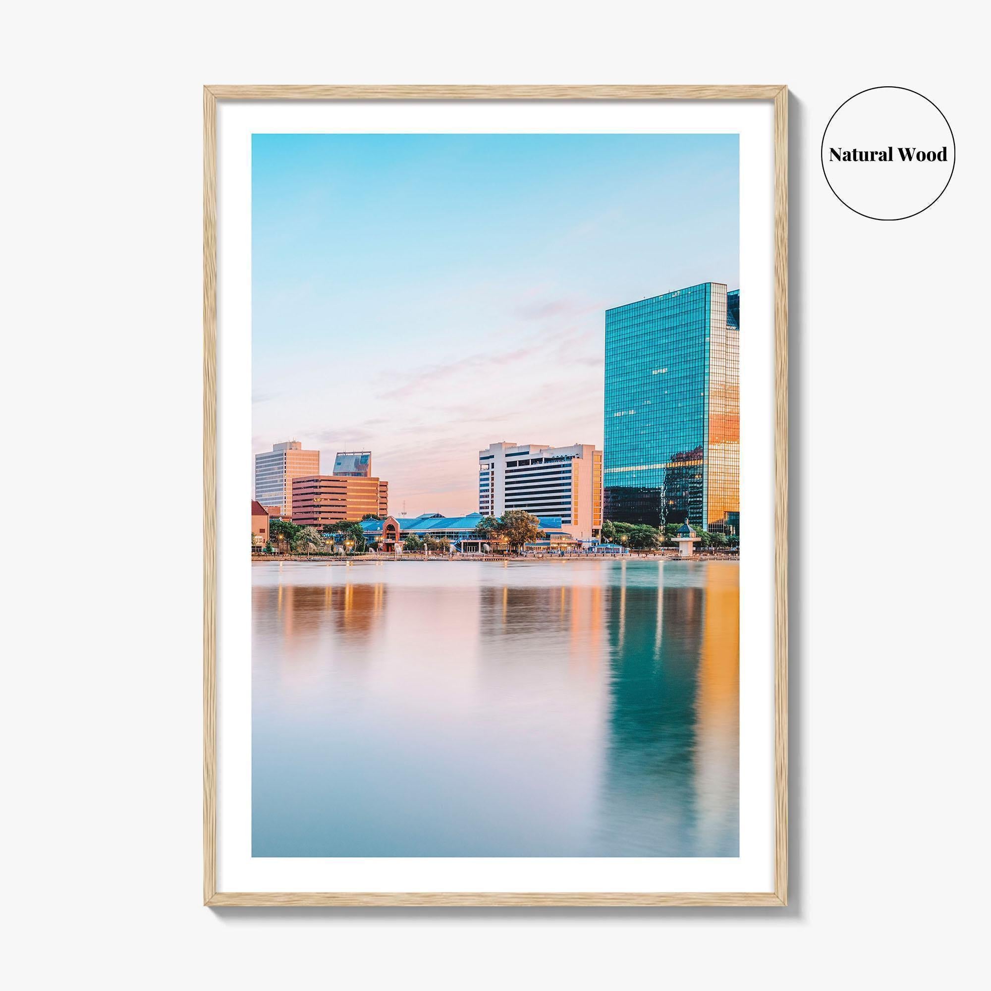 Toledo Ohio Skyline Fine Art Photo Print, Maumee River, USA Wall Decor, Poster