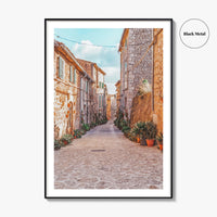 Valldemossa Fine Art Photo Print, Mallorca, Majorca, Spain, Courtyard Wall Poster, Balearic Islands